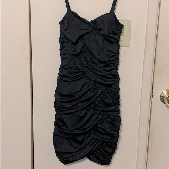 H&M Black Mini Bodycon Dress size XS - Picture 2 of 3
